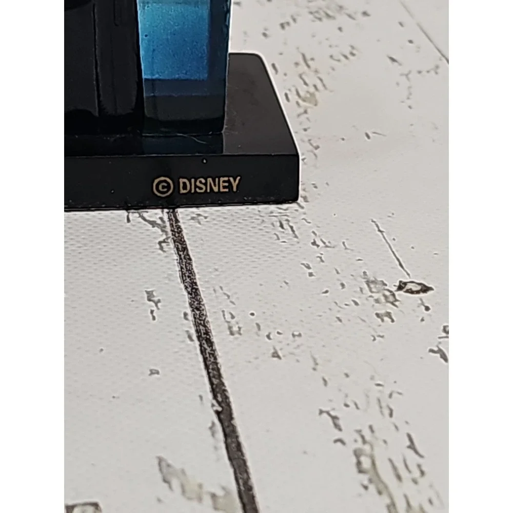 Walt Disney World Acrylic Clock Characters in Front of Castle Fireworks